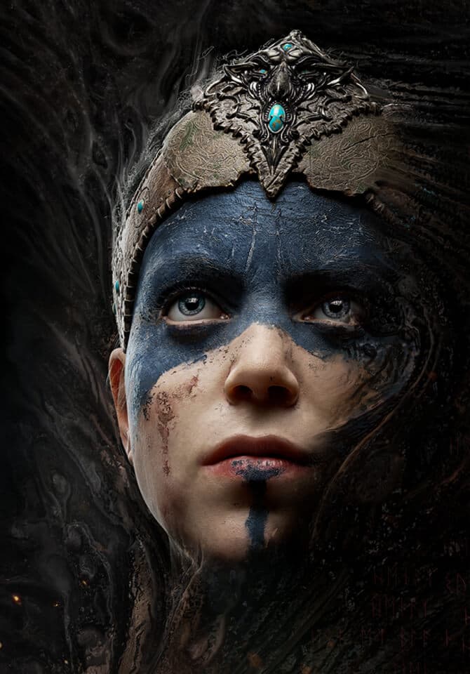 Senua's face